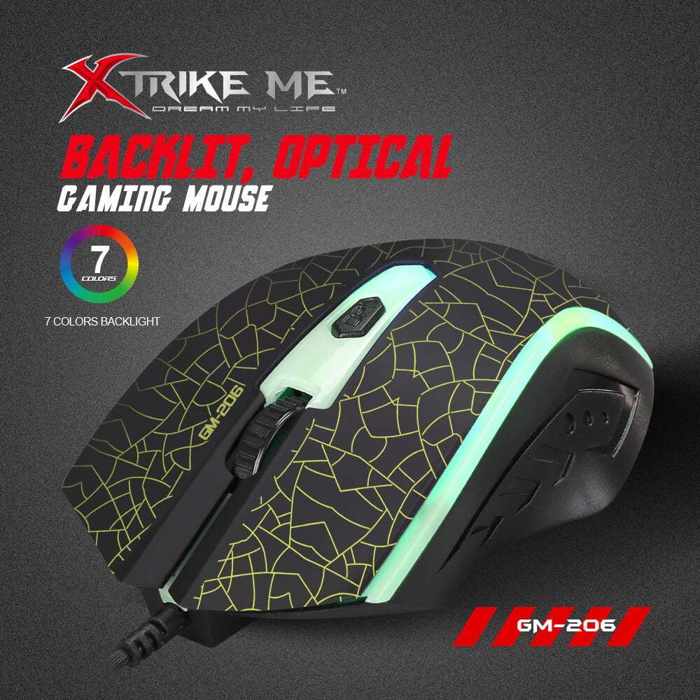 Xtrikeme GM206BK Gaming Mouse Price in Bangladesh Tech Land BD